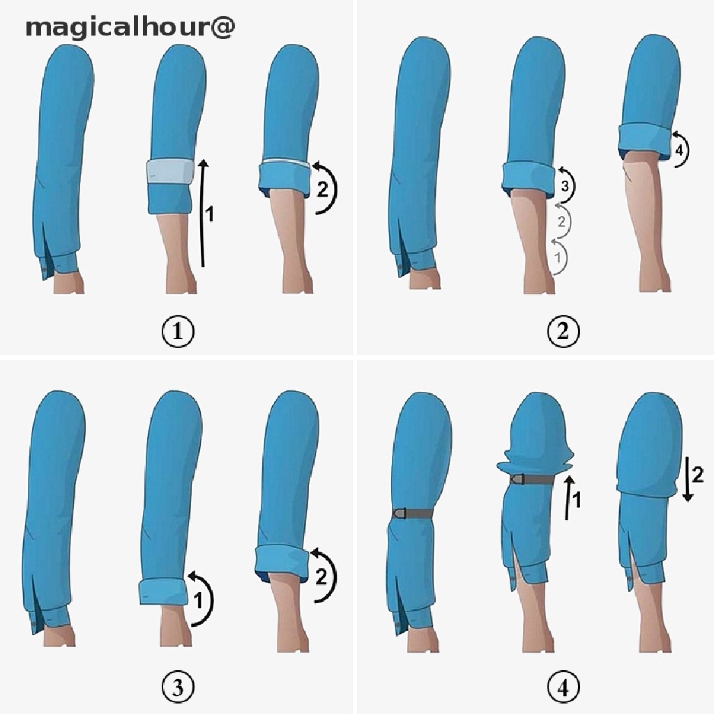 magicalhour Elastic Armband Shirt Sleeve Holder Women Men Fashion Adjustable Arm Cuffs Bands new