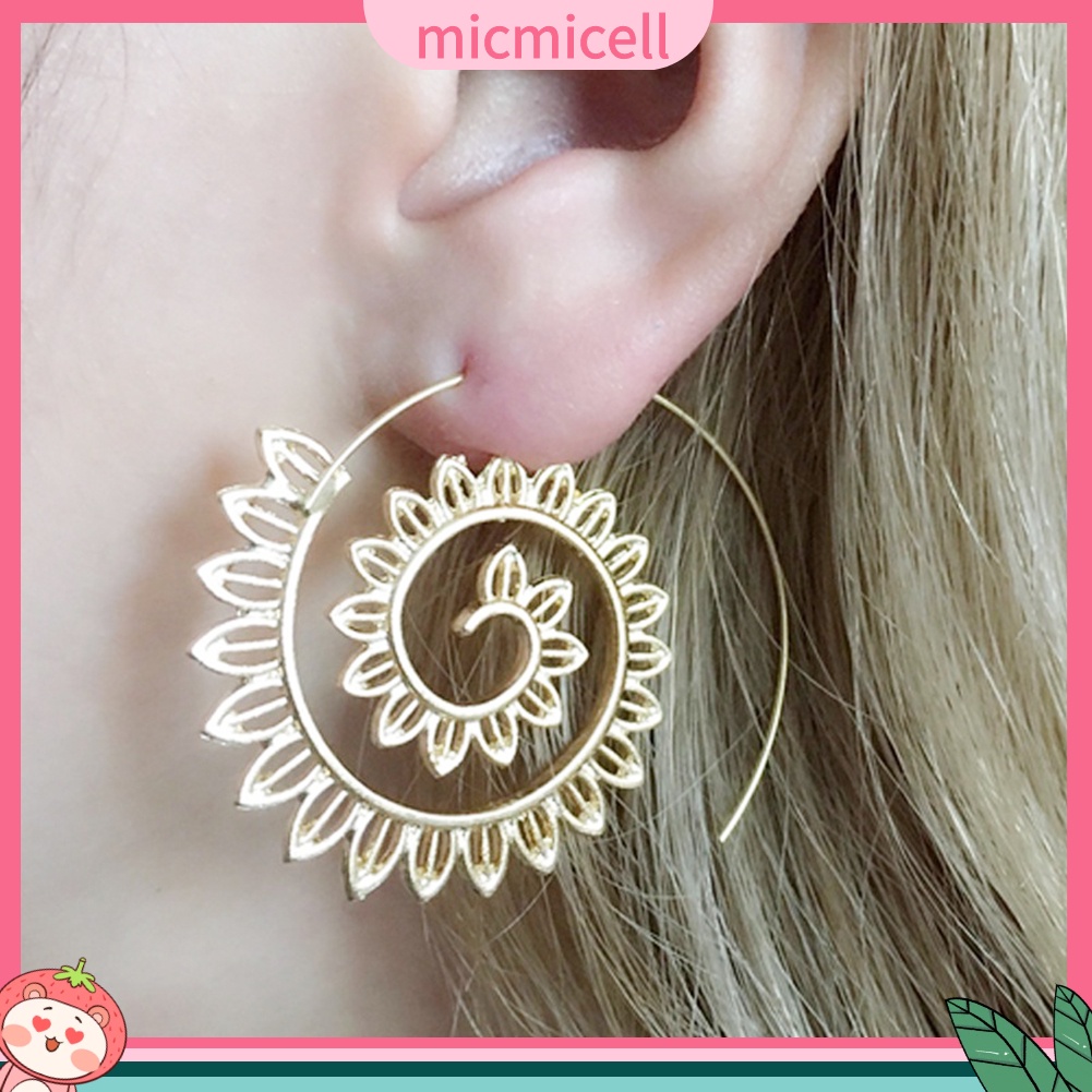 (micmicell) ต่างหูทรงหยดน้ำเครื่องประดับแฟชั่นสำหรับสตรี