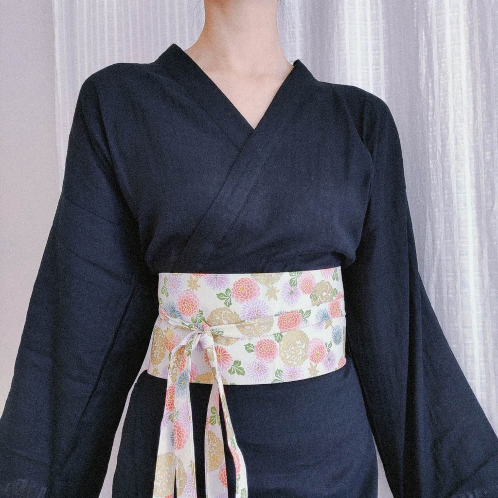 obi - kimono โอบิกิโมโน เซ็ต3 ผ้าคาดเอวญี่ปุ่น/ผ้าคาดเอวสไตล์ชาวฮั่น