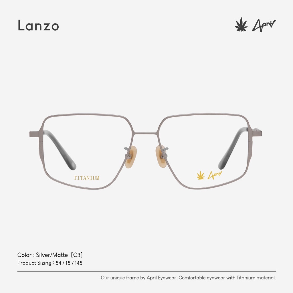 กรอบแว่นสายตา April รุ่น Lanzo งานแว่นทำมือ Handcrafted Eyewear จากประเทศเกาหลี ของแท้
