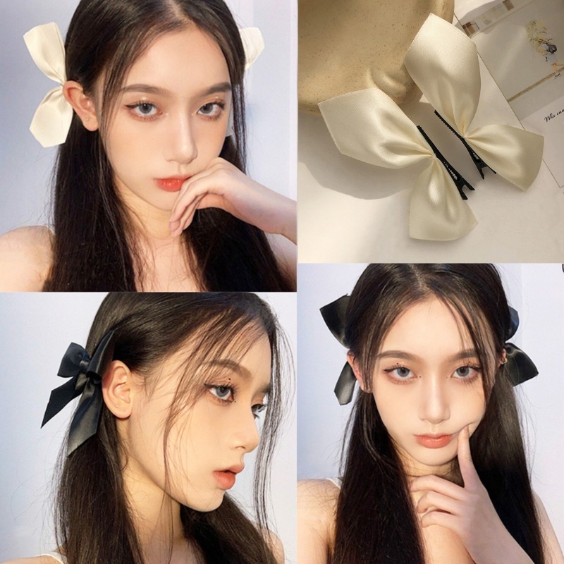 กิ๊บติดผม รูปโบว์น่ารัก ประดับโบว์น่ารัก สไตล์ Y2k สําหรับผู้หญิง