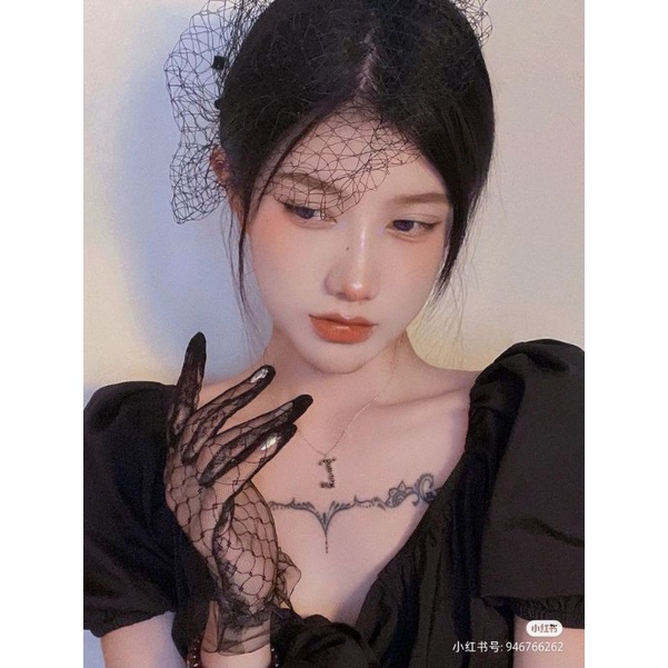 กิ๊บติดผมตาข่ายเรียบหรูลุคคุณหนูไฮโซ