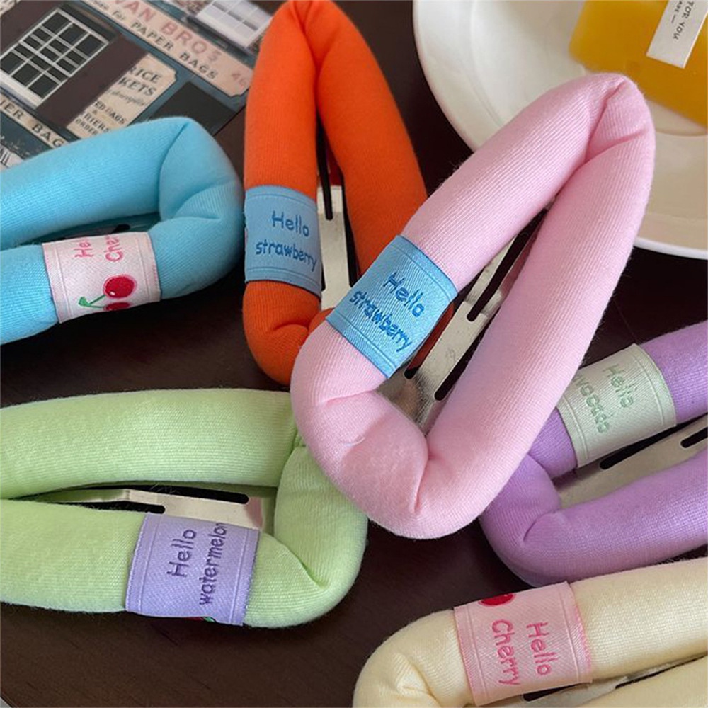 กิ๊บติดผมฟองน้ํา ขนาดใหญ่ น่ารัก สีครีม เครื่องประดับ สําหรับผู้หญิง