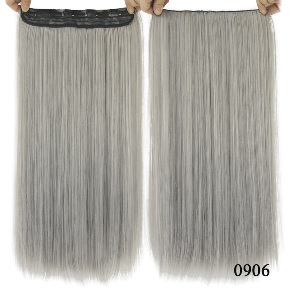 กิ๊บติดผมสังเคราะห์ สีดํา สีเทา ยาวตรง ต่อผมสังเคราะห์ วันพีช