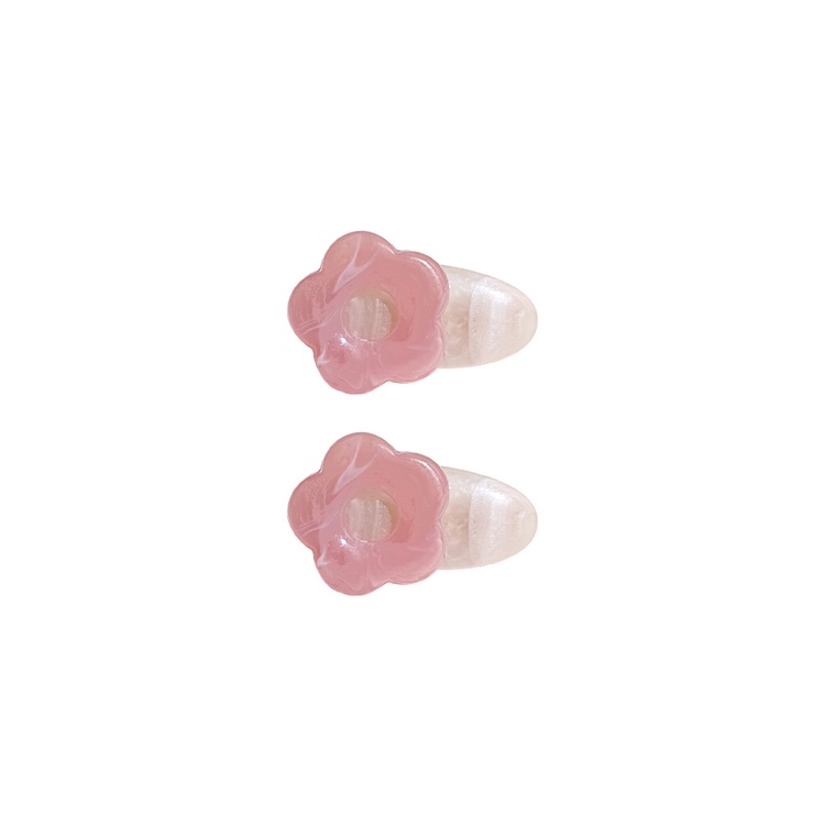 กิ๊บติดผมหน้าม้า ขนาดเล็ก ลายดอกไม้น่ารัก แฟชั่นสไตล์เกาหลี