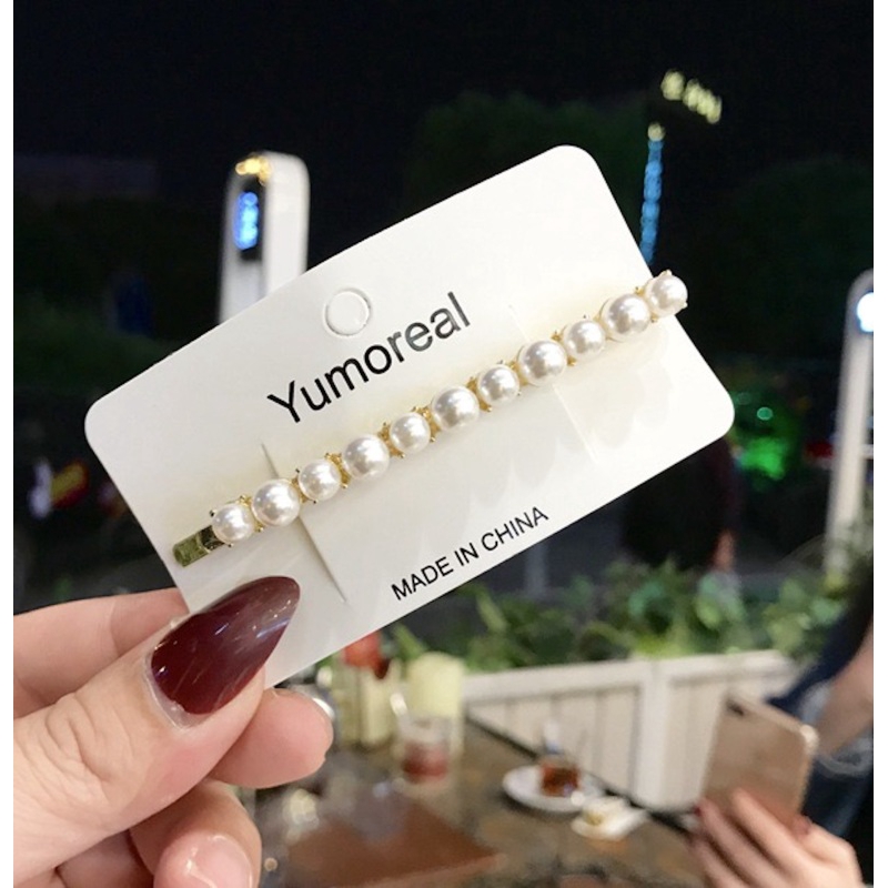 กิ๊บติดผมไข่มุกผู้หญิง กิ๊บเกาหลี 1pcs