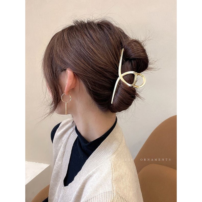 กิ๊บหนีบผมโลหะสีทองเงิน น่ารัก พร้อมส่ง   พร้อมส่งจากไทย