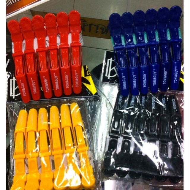กิ๊ปจระเข้ แพค6ตัว มี5สีเลือกได้