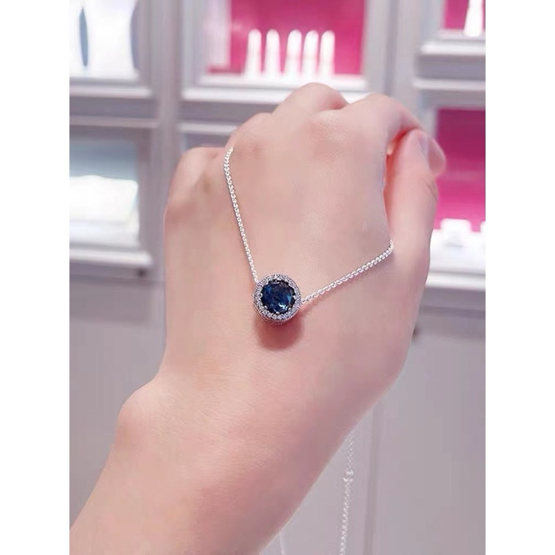 ของแท้พร้อมส่งจากไทย Pandora ของแท้ Pandora necklace Ocean star cat eye แพนโดร่า ของแท้ 100%