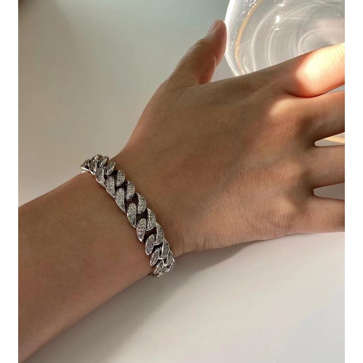 ข้อมือฝังเพชร ทอง18K