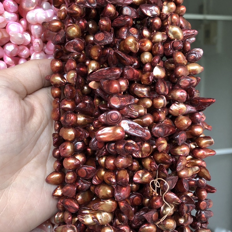 คริสตัลลูกปัด หินสี ทรงหยดน้ำ 5-25 mm.