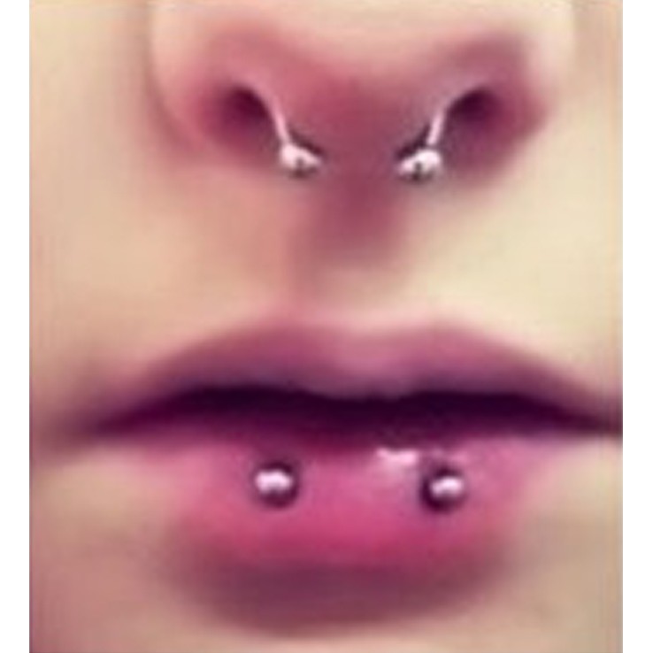 จิวหูสแตนเลส จิวคิ้ว จิวจมูก จิวปาก จิวเกือกม้า JE002