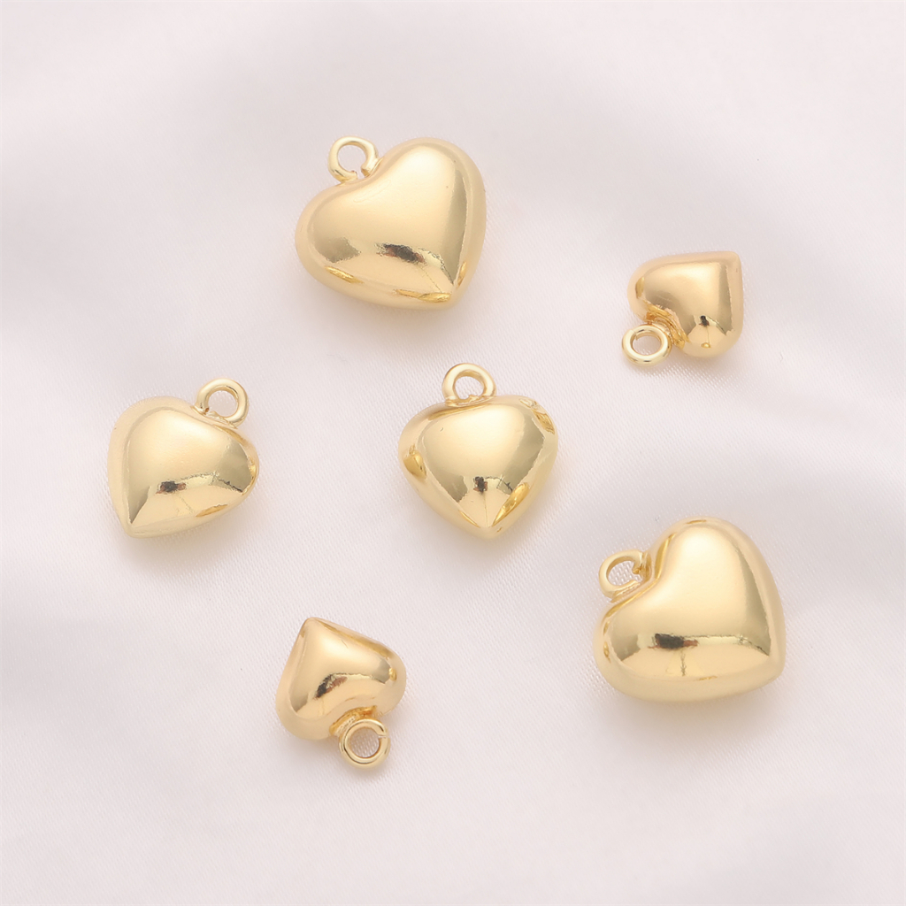จี้ชุบทอง 14K ทรงโค้ง สําหรับทําเครื่องประดับ DIY 1 ชิ้น ต่อถุง
