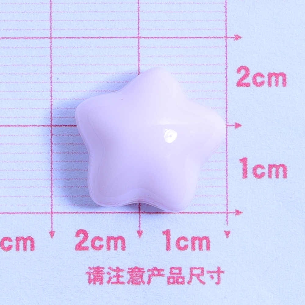 จี้รูปดาว สีพื้น แวววาว หลากสีสัน สําหรับงาน DIY 20 ชิ้น