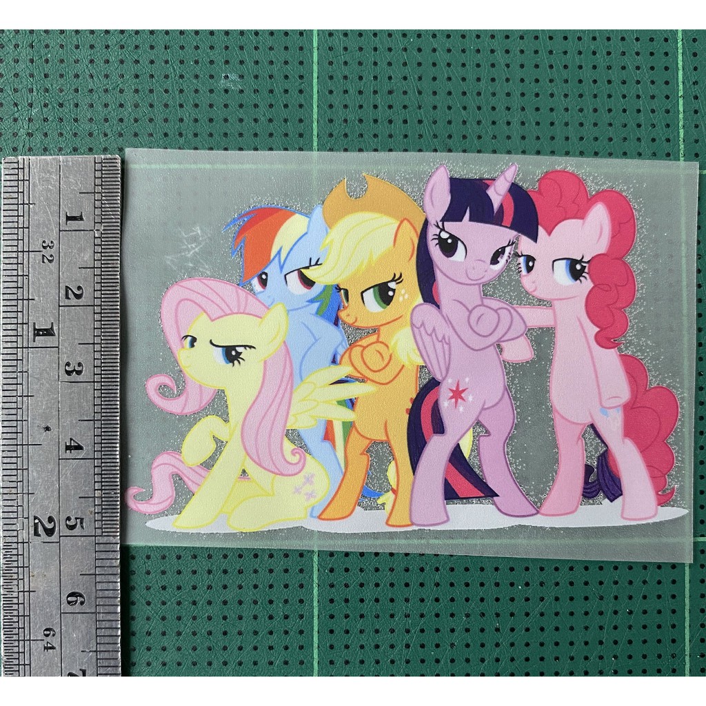 ตัวรีดการ์ตูน    My little pony เช็ต 2   รีดง่าย ตัวรีดติดเสื้อ สติกเกอร์รีดติดเสื้อ