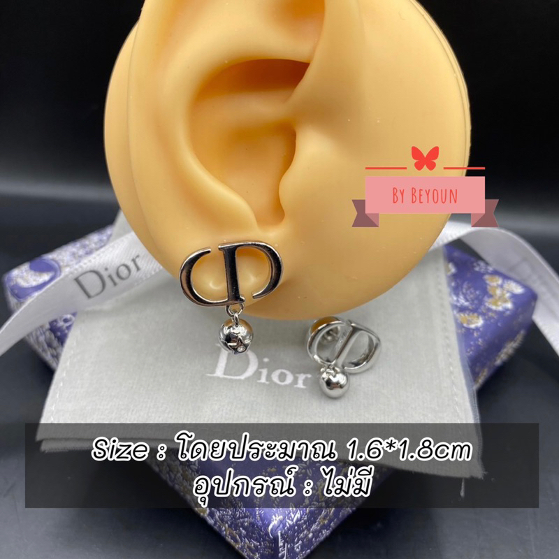 ต่างหู D ตุ้งติ้ง เงิน/ทอง   เกรดไฮเอน สวยแบบสับมากจ้า