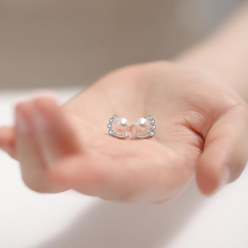 ต่างหู s925 earrings รุ่น ไข่มุก Pearl ผู้หญิง ต่างหูแฟชั่น ของขวัญ เครื่องประดับ minimal