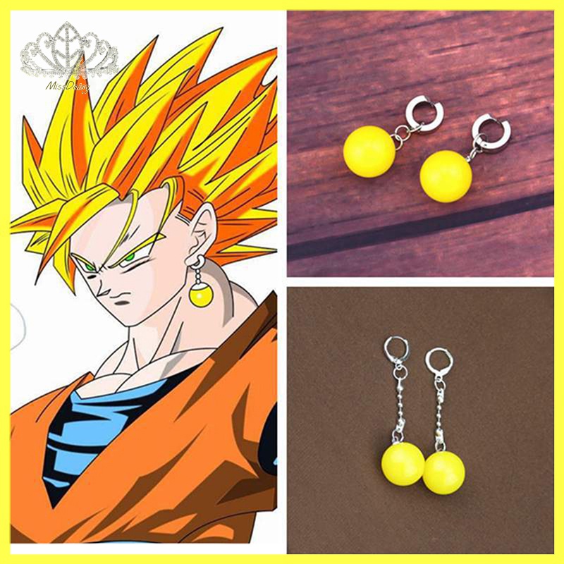 ต่างหู จี้รูปดอกเดซี่ Takerlama Vegetto Potara Son Goku Zamasu