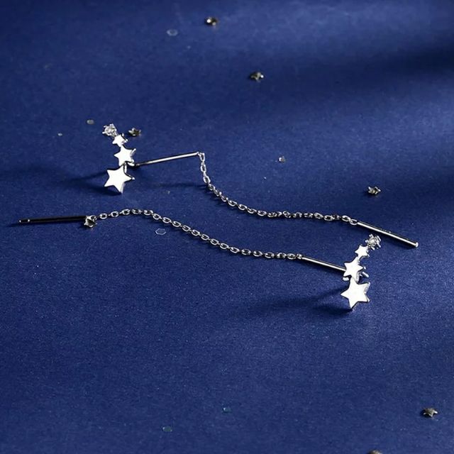 ต่างหู ห้อยโซ่ กลุ่มดาว • Stars Chain Earring Cuff