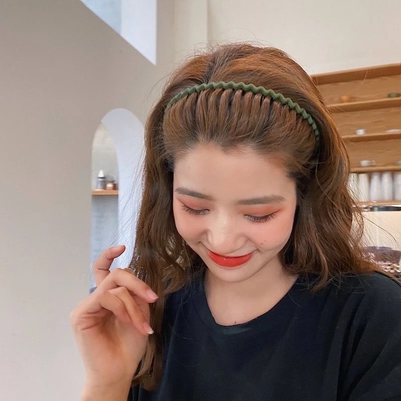 ที่คาดผม กันลื่น สีแคนดี้ เรียบง่าย ทนทาน เครื่องประดับ สําหรับผู้หญิง