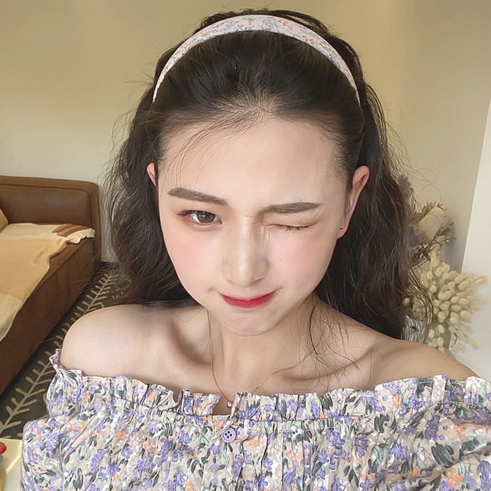 ที่คาดผม ชนิดผ้าซาติน ลายดอกไม้ ลายสก๊อต สีพื้น สไตล์เกาหลี