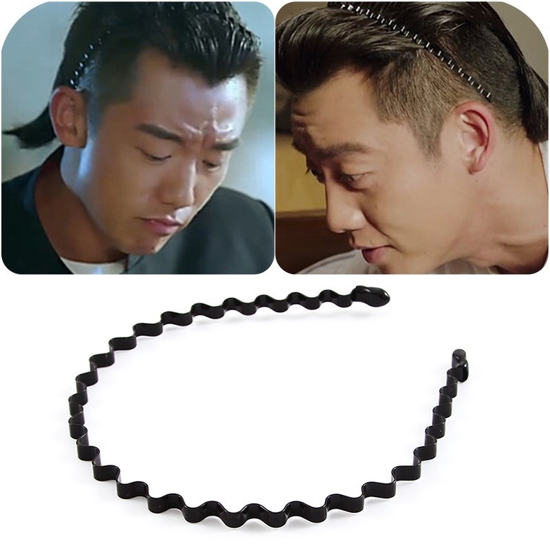 ที่คาดผม ลายคลื่น แฟชั่นเกาหลี สําหรับผู้ชาย