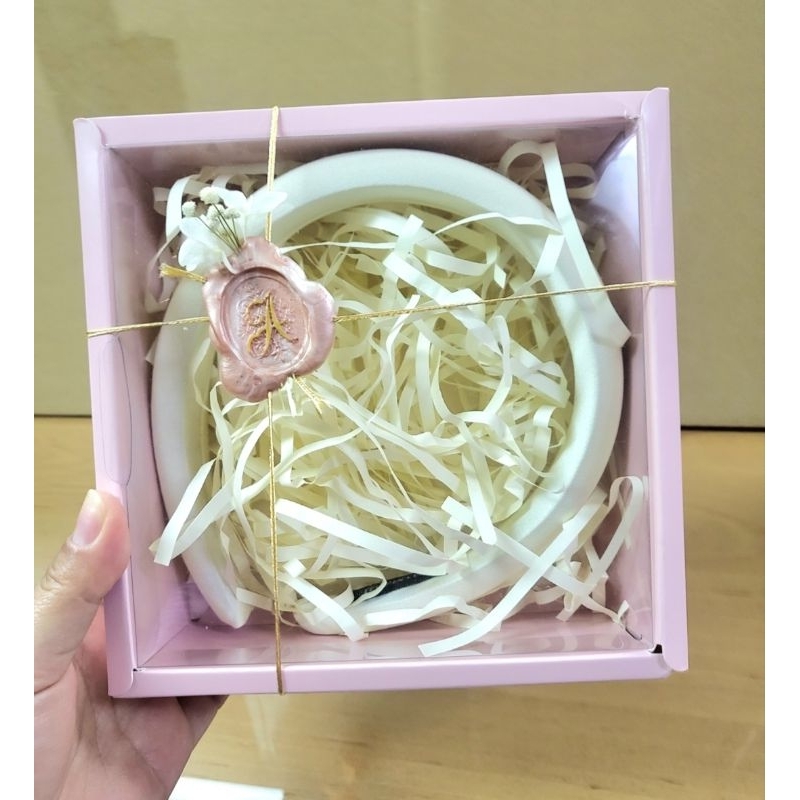 ที่คาดผม เกาหลี ใส่ชื่อได้  ไม่จำกัดอักษร + กล่องคละสี