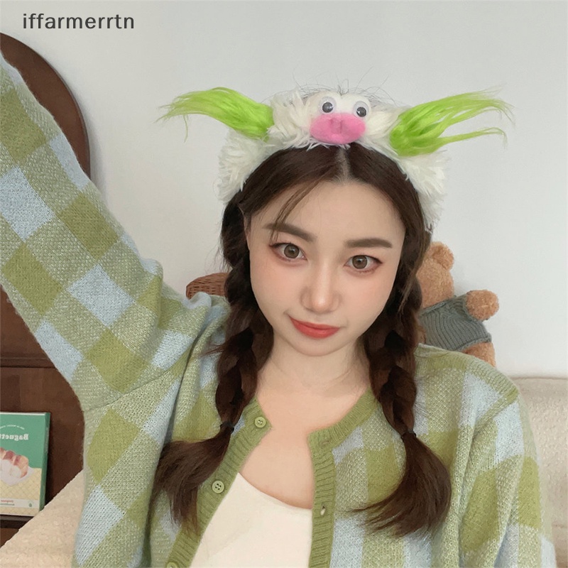 ที่คาดผมคอสเพลย์ รูปตุ๊กตาการ์ตูนตลก แฟชั่นฤดูใบไม้ร่วง และฤดูหนาว สําหรับเด็กผู้หญิง