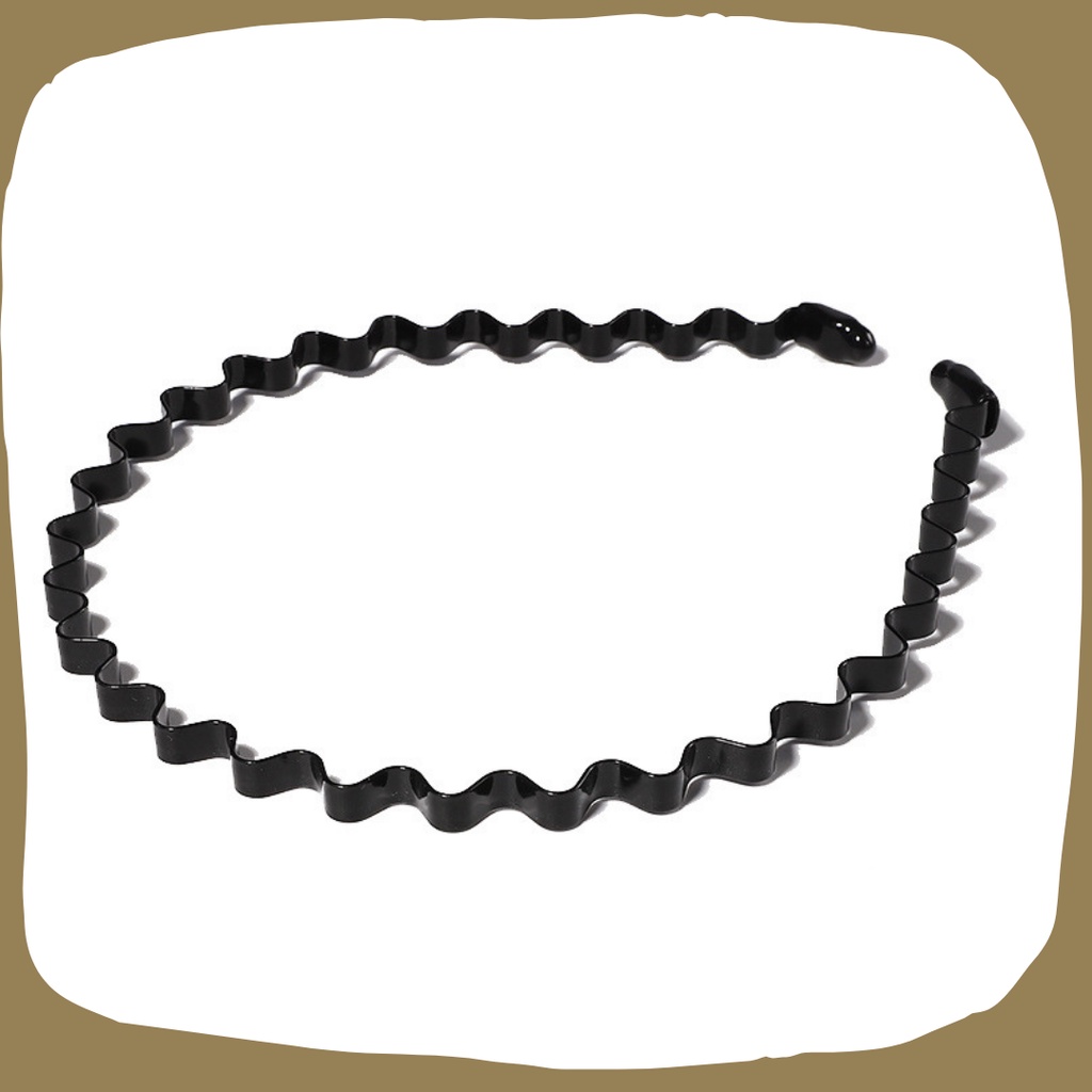 ที่คาดผมผู้ชาย  1 ชิ้น   Headband Men (CLASSIC PLUSH) ที่คาดศีรษะ ที่คาดผม สไตล์เกาหลีเรียบง่าย แฟชั่นผู้ชาย