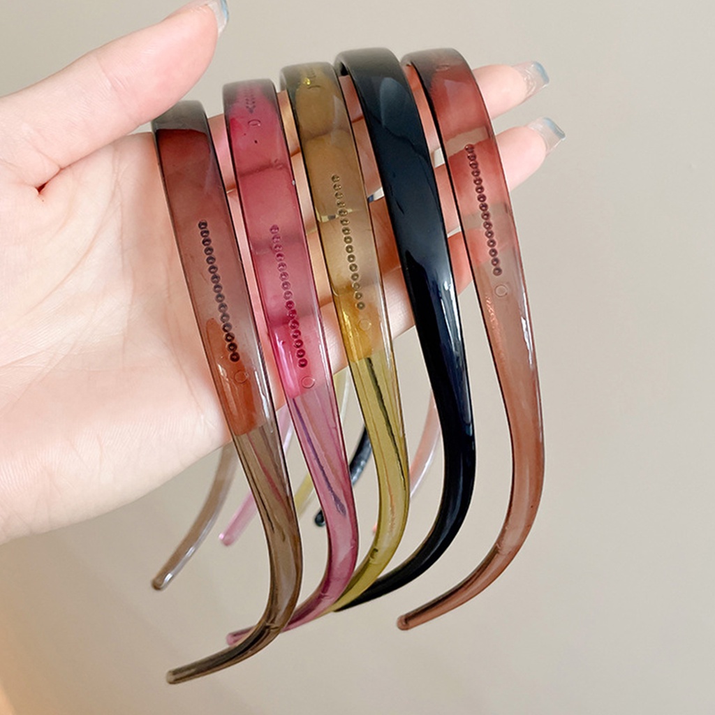 ที่คาดผมอะคริลิค แบบบาง กันลื่น สีโปร่งใส สําหรับแว่นตากันแดด จํานวน 1 ชิ้น