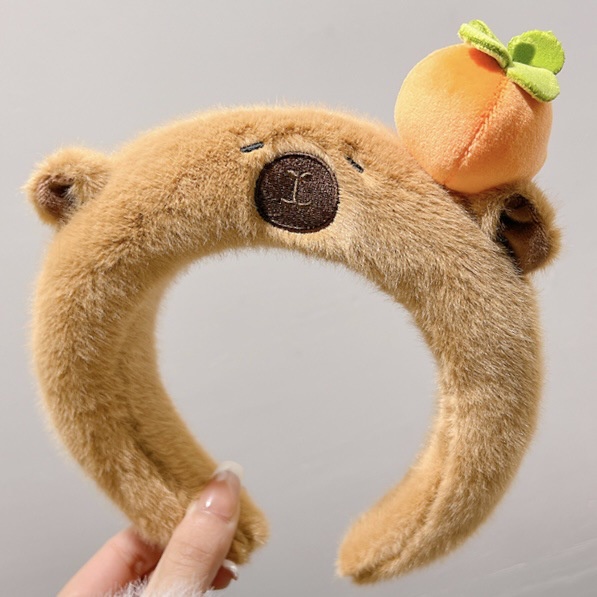 ที่คาดศีรษะ ประดับตุ๊กตา Capybara น่ารัก เครื่องประดับ สําหรับเด็ก