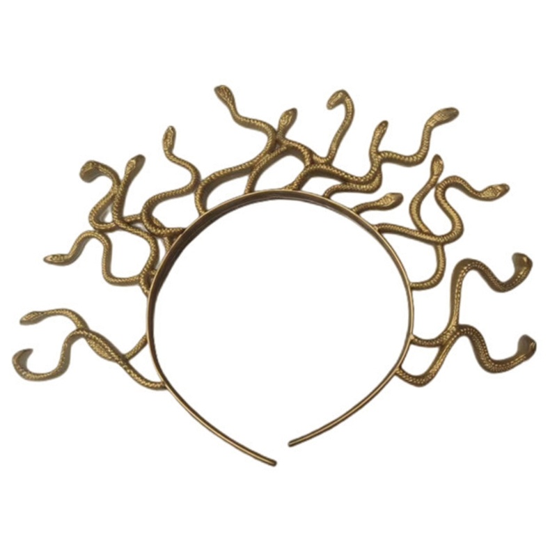 ที่คาดศีรษะ เครื่องแต่งกายคอสเพลย์ รูปงู Medusa เหมาะกับวันฮาโลวีน