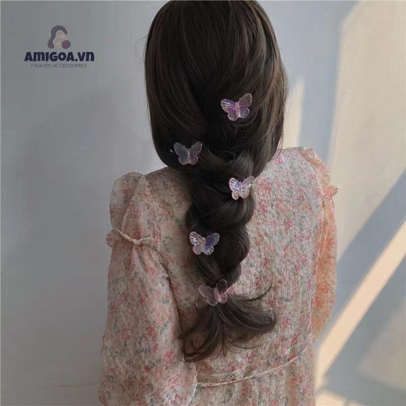 บติดผม รูปผีเสื้อนางเงือก แฟชั่นสวยงาม