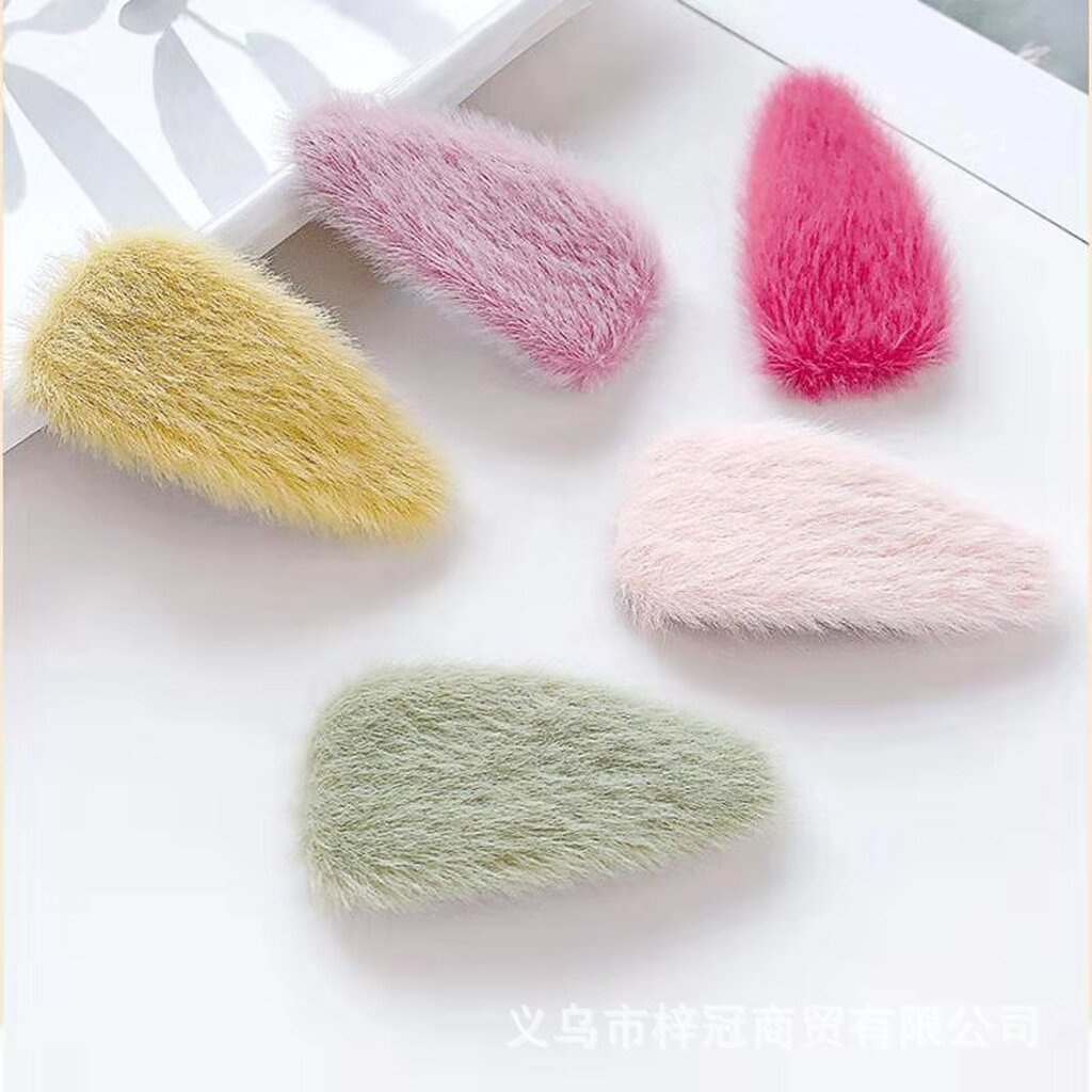 บ้านพลู  x5 ชิ้น คละสี กิ๊บติดผม กิ๊บ เด็ก หัวใจ กิ๊บขนปุย สีสวย สดใส