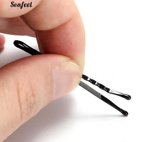 ปิ่นปักผมโลหะสีด ํา Pins Hairpins 50 ชิ้น