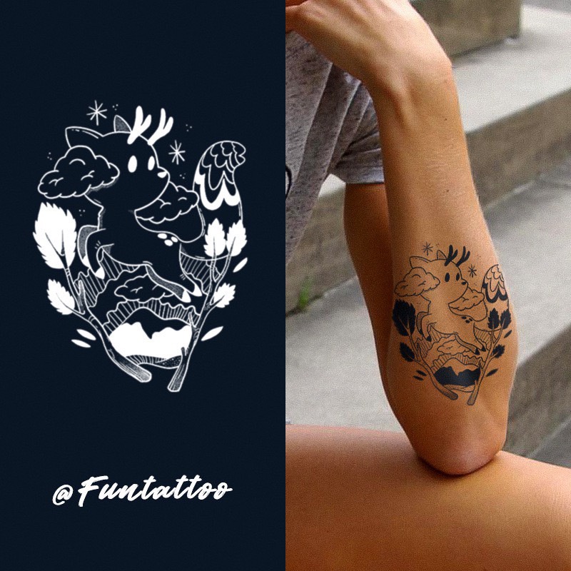 [พร้อมส่ง] TATTOO 15 DAYS 1 แผ่น ติดได้นาน 15 วัน กันน้ำได้ ไม่ลอก ขนาด 10*15 ซม. แทททูสติ๊กเกอร์ แทททูรอยสัก