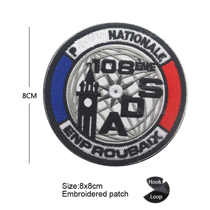 พร้อมส่ง สติกเกอร์เวลโคร ลาย GIGN GIPN BRI สไตล์ฝรั่งเศส สําหรับติดตกแต่ง