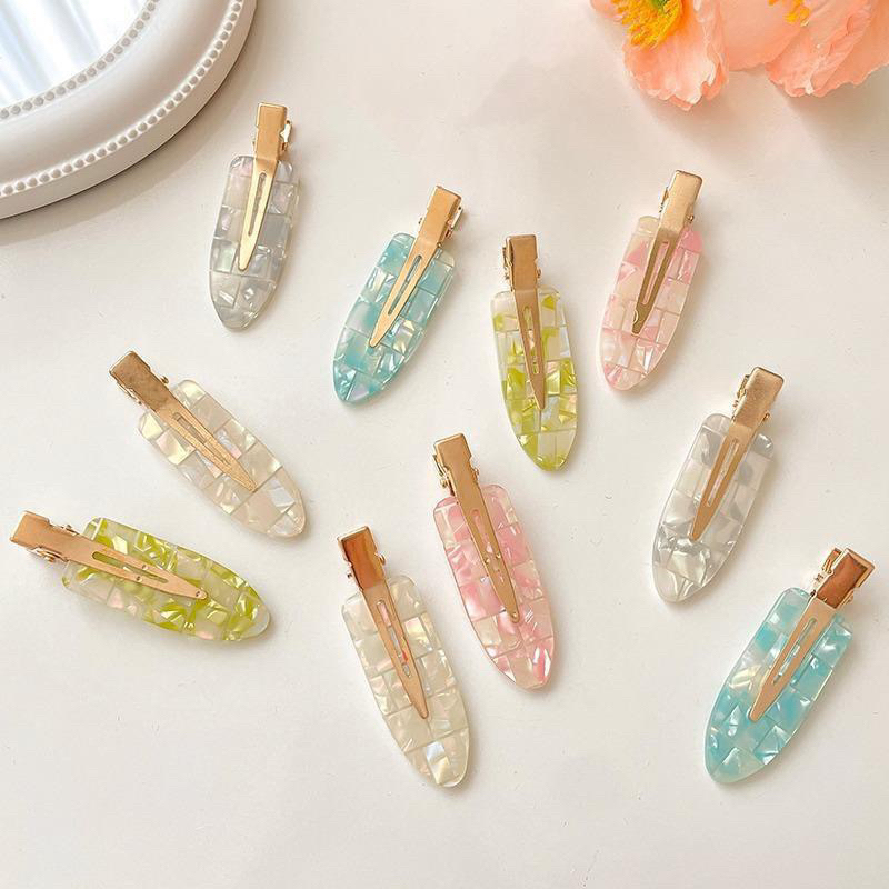 พร้อมส่งจากไทย กิ๊บติดผมสไตล์เกาหลีลายหินอ่อน(1ชิ้น)กิ๊บหินอ่อนหลากสี