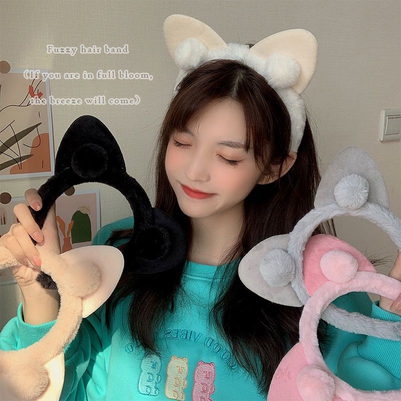 พร้อมส่งจากไทย‼ ที่คาดผมหูแมวนุ่มนิ่ม  หูแมวคอสเพลย์ คาดผมตุ๊กตา ที่คาดผมเกาหลีน่ารัก