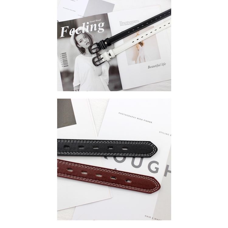 พร้อมส่งจ้า   เข็มขัดสตรี เข็มขัดผู้หญิง หนัง PU สวยๆๆ เก๋ๆๆ ใส่เท่ห์อย่าบอกใคร