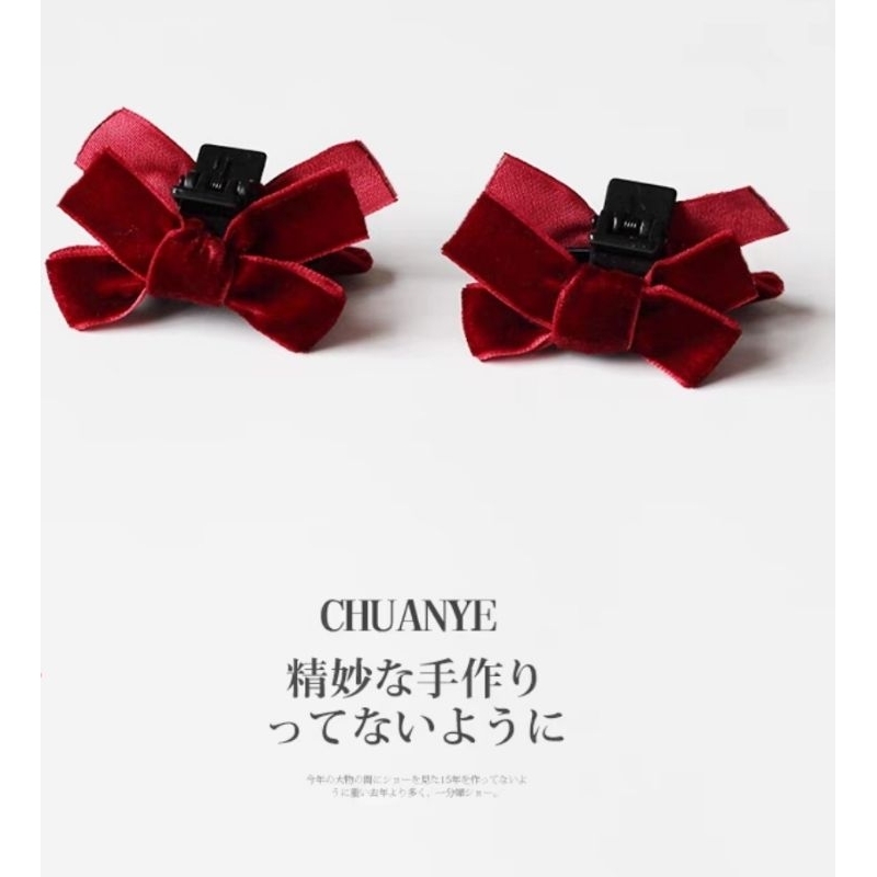 พร้อมส่งในไทย กิ๊ฟติดผมรูปโบว์น่ารักมากๆ งานไฮเอ็น นำเข้าเกาหลี พร้อมส่งในไทยจ้า