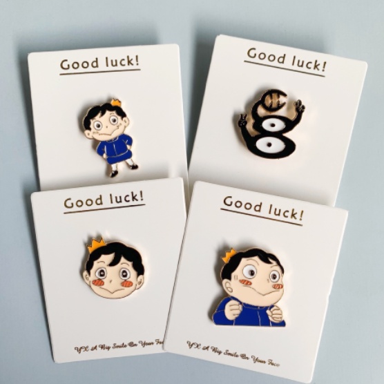 [มี 50 สไตล์] เข็มกลัดโลหะ ลายการ์ตูน อินเทรนด์ เข้ากับทุกการแต่งกาย