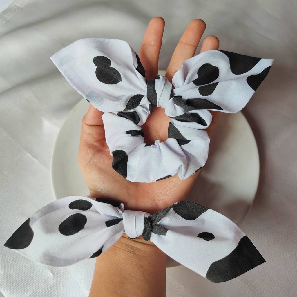 ยางรัดผม ( knot) แบบมีโบว์สวยๆ พร้อมส่ง
