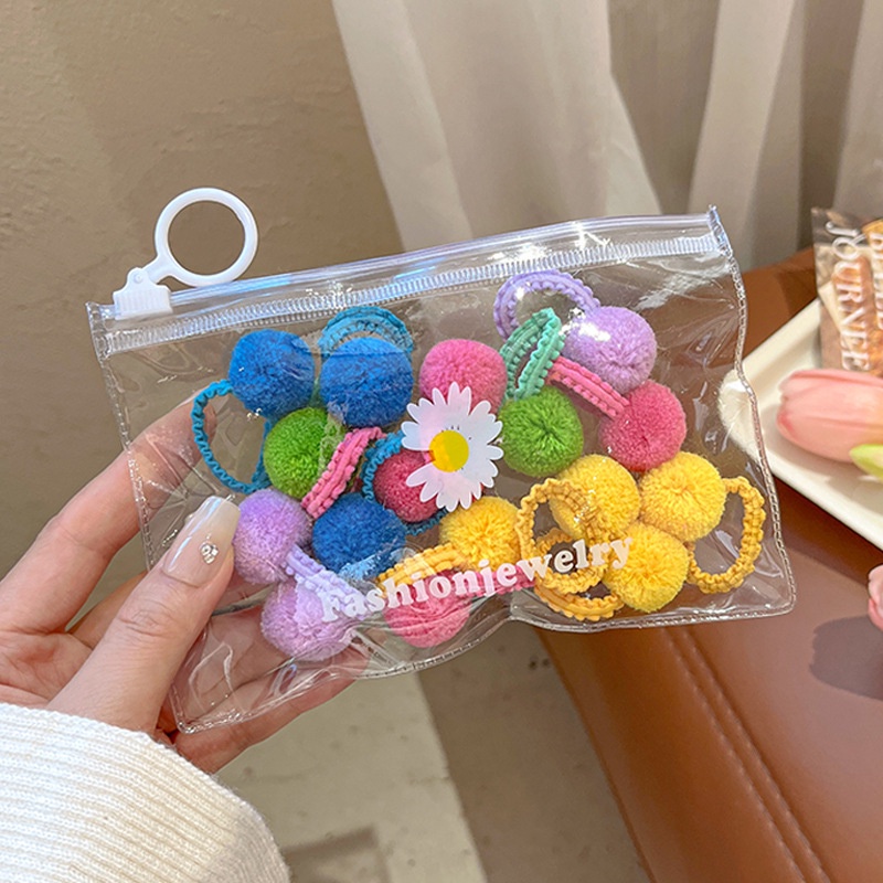 ยางรัดผม แบบนิ้วหัวแม่มือ น่ารัก สําหรับเด็กผู้หญิง หนังศีรษะ ยางรัดผมเด็กทารก