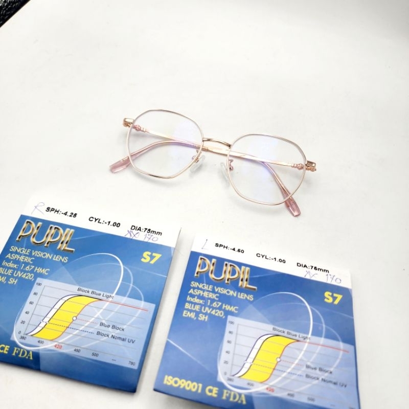 รับ​ตัด​เลนส์​สายตา​เลนส์​บลู​ย่อบาง​พิเศษ​1​.67​ ASPHERIC​รับ​ตัด​เลนส์​สายตา​ทุกชนิด​