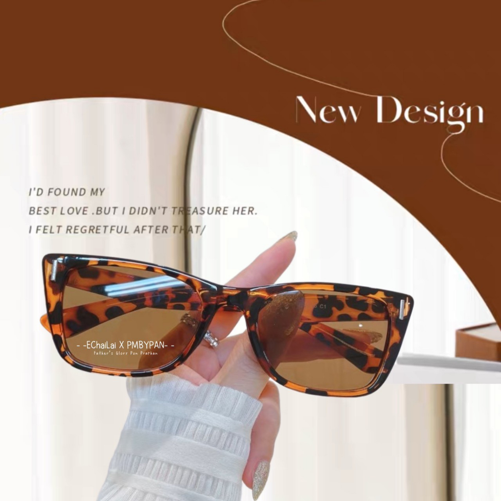 รุ่นDro373 รวมสีมินิมอล GM Brand Sunglasses Retro Black Eyewear มินิมอล แว่นกันแดดUv400 แฟชั่น