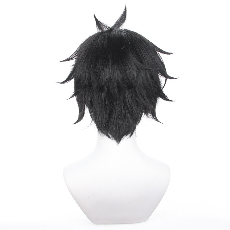 วิกผมสั้น สีดำ เหามะกับขนาดหัว50-60CM สำหรับstar rail cosplay