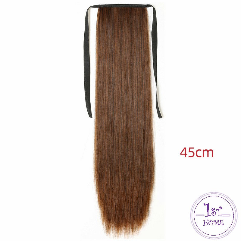 วิกผมหางม้าตรง หางม้ารัดๆ ที่คาดผมปลอม หางม้าปลอม ผมตรง wig straight ponytail