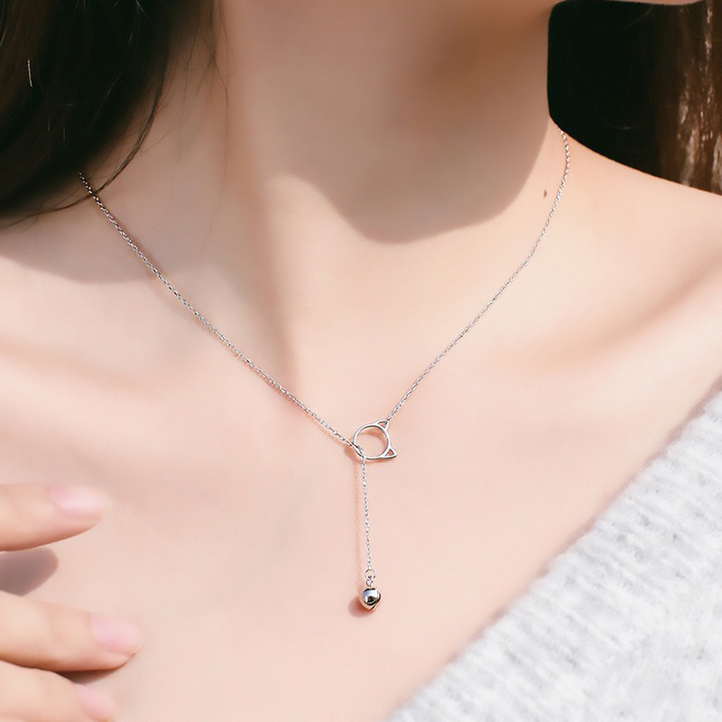 สร้อยคอ Cat Bell Necklace เครื่องประดับ minimal