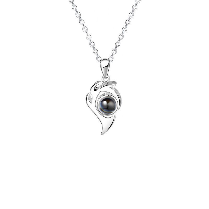 สร้อยคอคู่รัก สร้อยคู่รูปหัวใจ สร้อยมินิมอล คู่แฟน necklace แม่เหล็ก  รูปหัวใจ ผู้ชาย ผู้หญิง